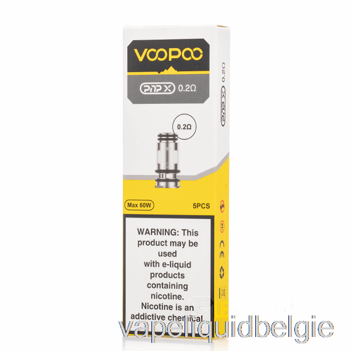 Vape België Voopoo Pnp-x Vervangende Spoelen 0.2ohm Pnp-x Spoelen